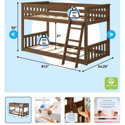 Max And Lily Low Bunk Beds