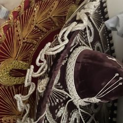 Red And Brown Sombrero 