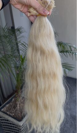 Blonde K-Tip Hair Extensions