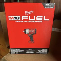 Milwaukee New 1/2’ High Torque Impact Wrench Fuel 
