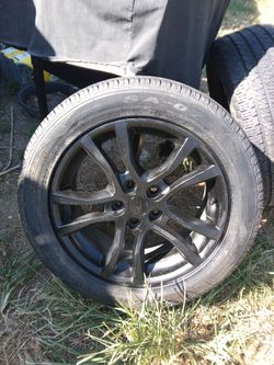 Alloy Wheel with Tire Mounted 18 inch Chevy
