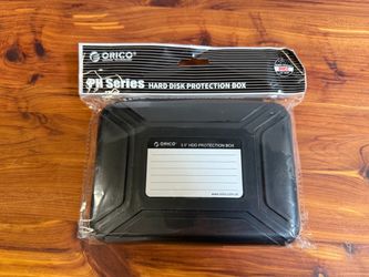 New ORICO 3.5" Hard Drive Protection Box – Anti-Static Storage Case (Black)