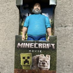 Minecraft Movie Steve 12 Inch Figure Jack Black 
