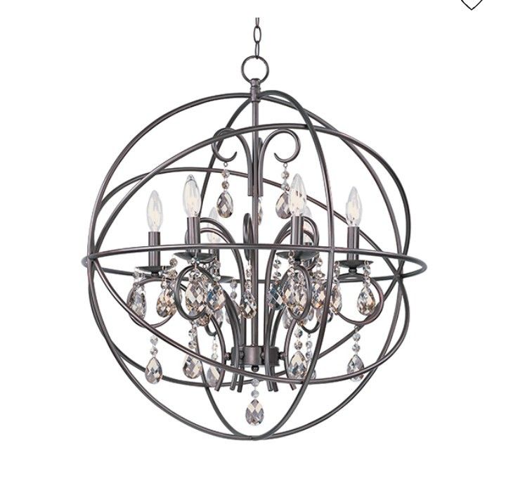 Orbit Six Light Pendant Chandelier By Maxim