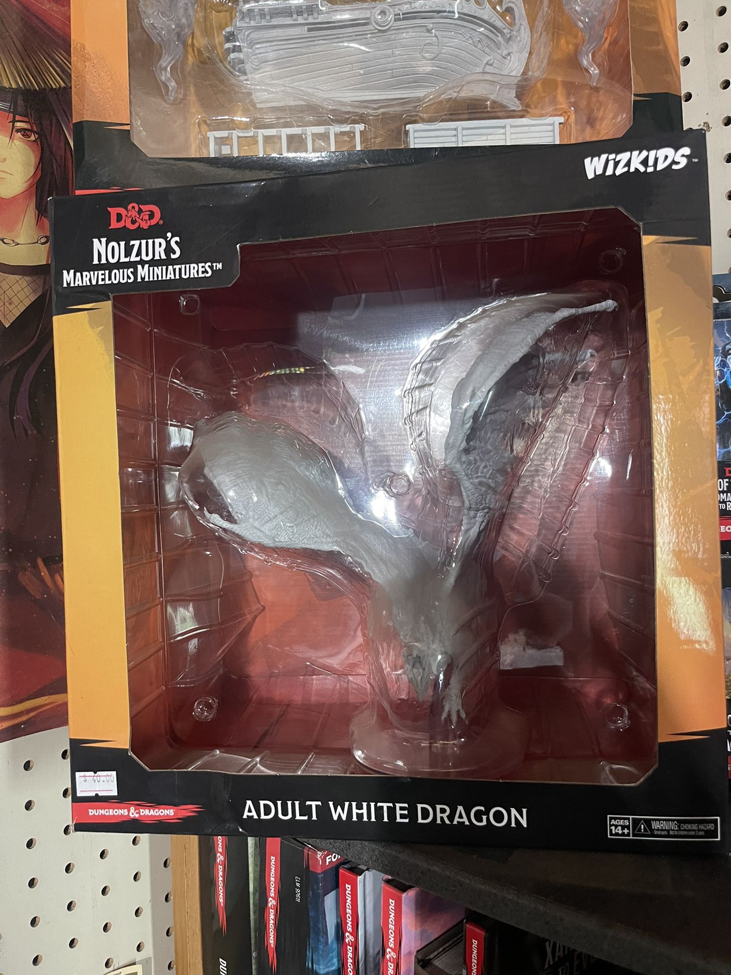 Dungeons And Dungeons Adult White Dragon 