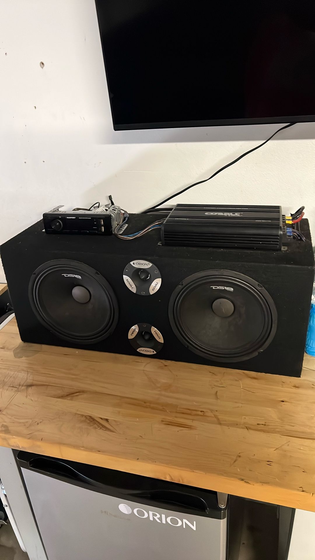 Garage Car Audio Display