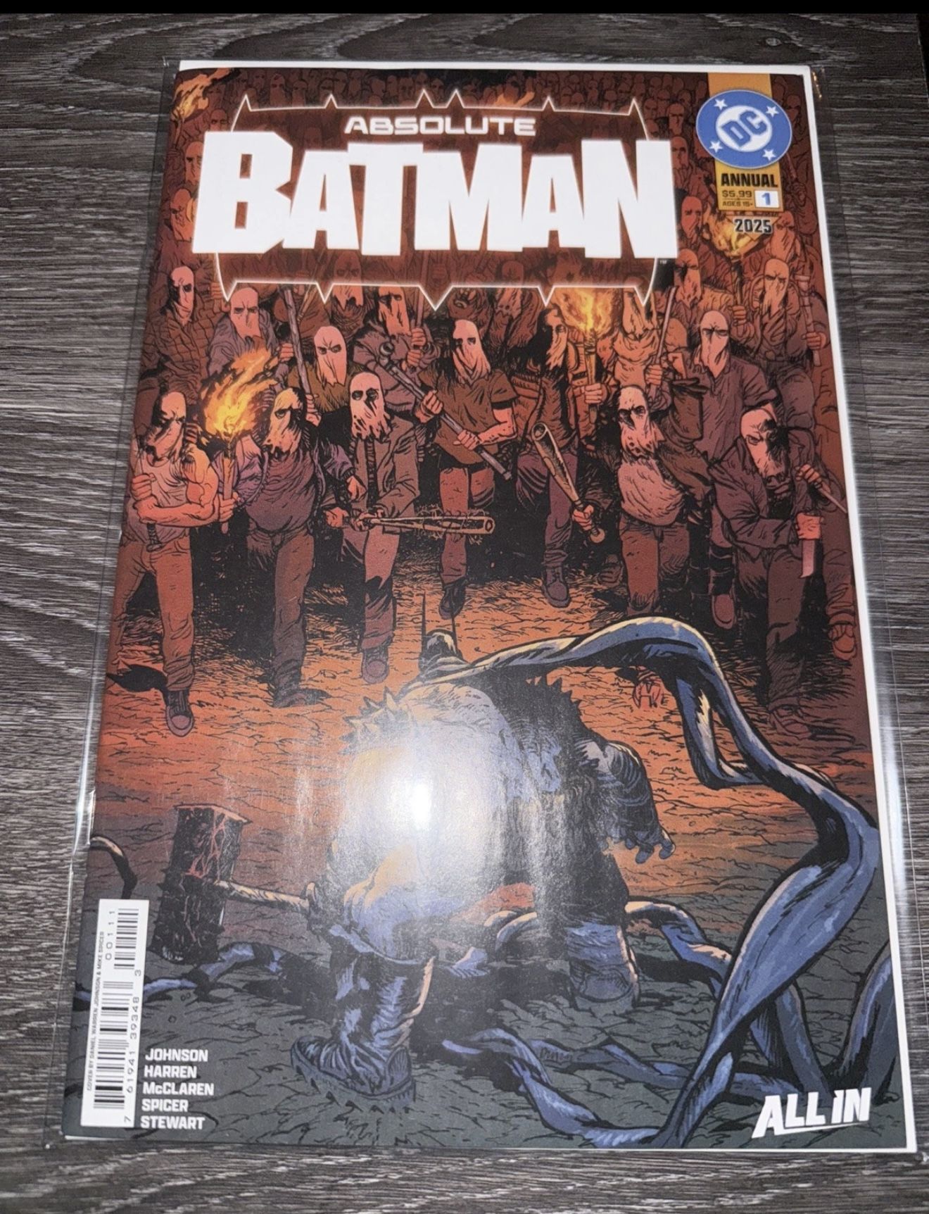 Absolute Batman Annual #1 A Cover 1st Print 2025 Daniel Warren Johnson DC Comics