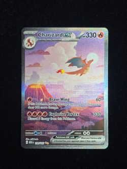 Charizard ex 199/165 Sv: Scarlet & Violet 151 Special Illustration Rare SIR NM