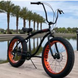 SIKK UFO 7 Speed Fat Tire Beach Cruiser
