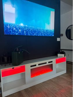 Fire place console
