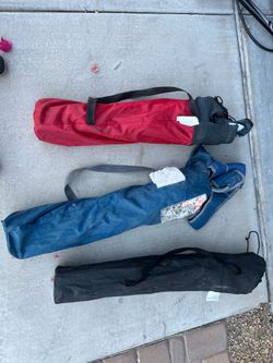 Set of 3 Folding Camping Chairs