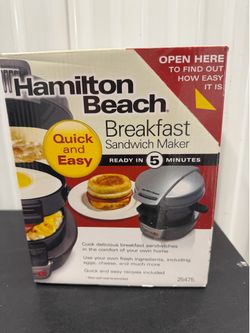 Hamilton Beach Breakfast Sandwich Maker 25475