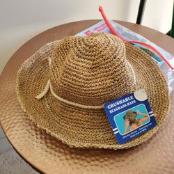 Ladies Crushable Hat. Can Adjust Tensiin On Top