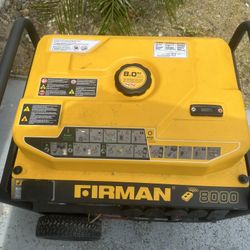 Firman 8000 Generator 