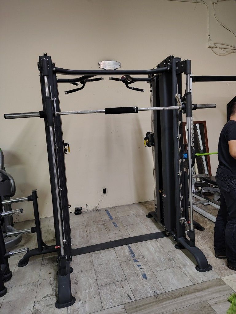 ETE SMITH MACHINE FUNCTIONAL TRAINER EXERCISE GYM EQUIPMENT