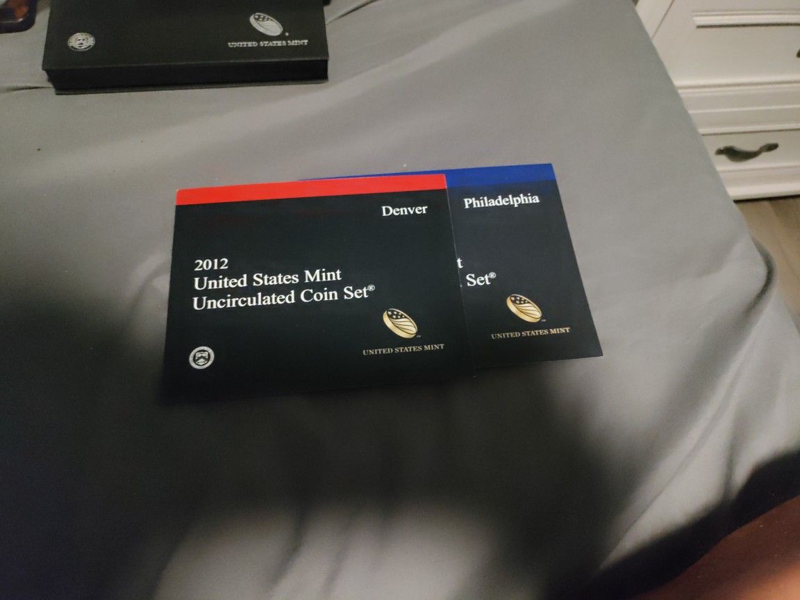 2012 Uncirculated Coin Set Denver And Philadelphia