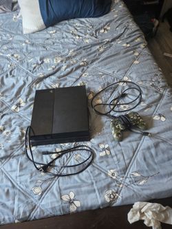 Non-working Sony PlayStation 4 Console with Controller and Cables