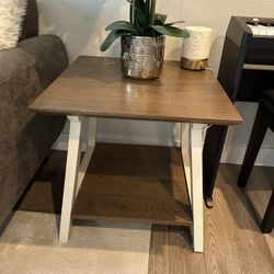 Modern Wood Side Table