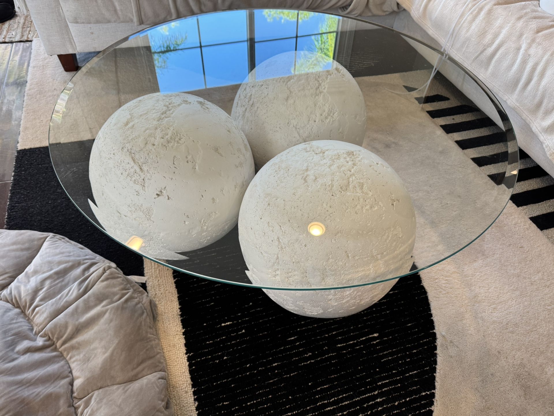 Custom Glass Coffee Table