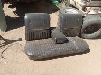Skylark Cutlass Gto Front Bench Seat With Fold Down Arm Rest El Camino Malibu Chevelle