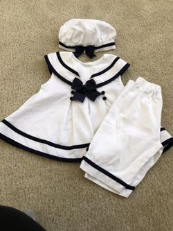 New, never worn 3pc sailor outfit