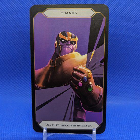 Official Thanos Marvel Oracle Card