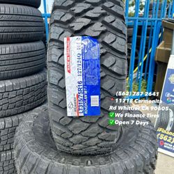 315/75R16 LT ATLANDER Mud Terrain Todo Terreno Set of Tires Installed and Balanced Set de Llantas Nuevas Instaladas y Balanceadas