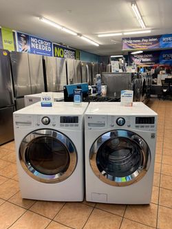 LG Frontload Washer and Gas Dryer