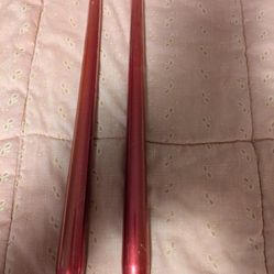 New Red Taper Candles