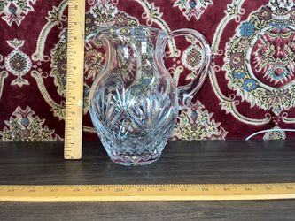 Vintage Heavy Glass Lemonade Pitcher