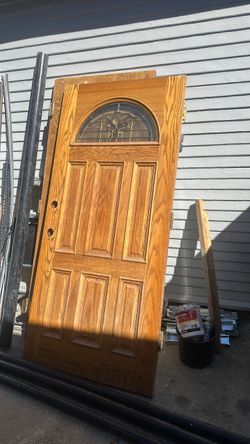 36 inch oak door