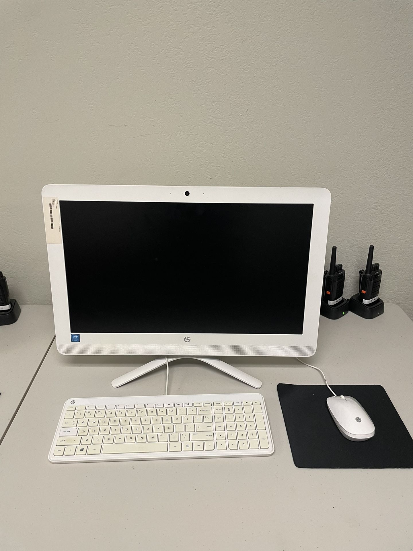 2 HP All-In-One Desktop Computers
