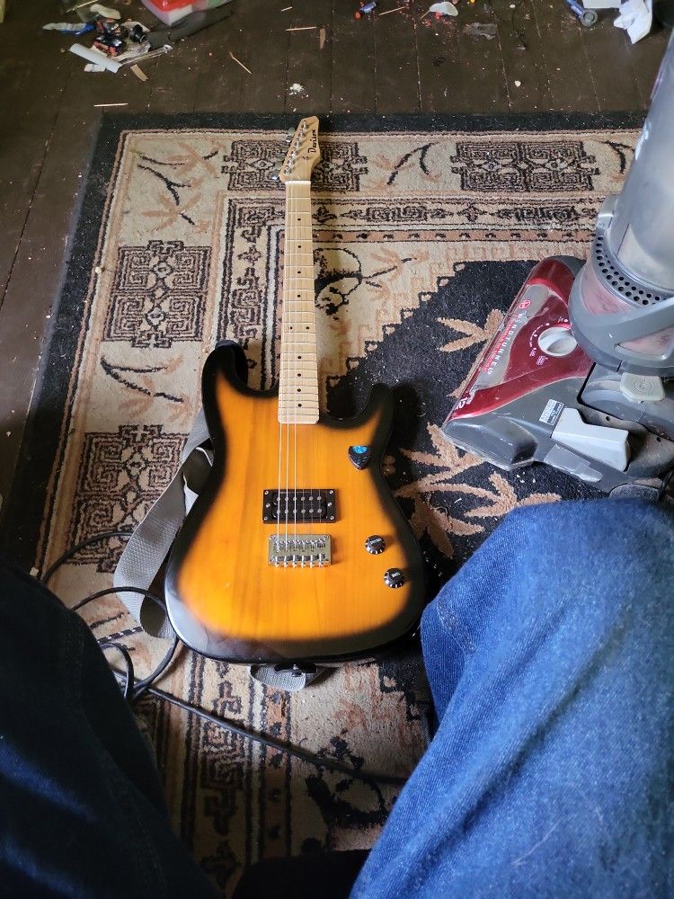 Electric Guitar With Amp