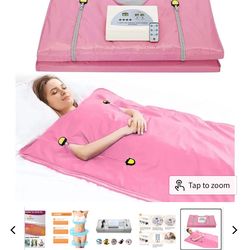 Infrared Sauna Blanket, New, Pink