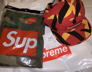 Supreme thermal and hat