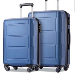 Brand New~ Merax Luggage Set 2 Pieces with TSA Lock Light Weight Expandable Hardside Spinner Suitcase 28”+ 20” Many Colors Available
