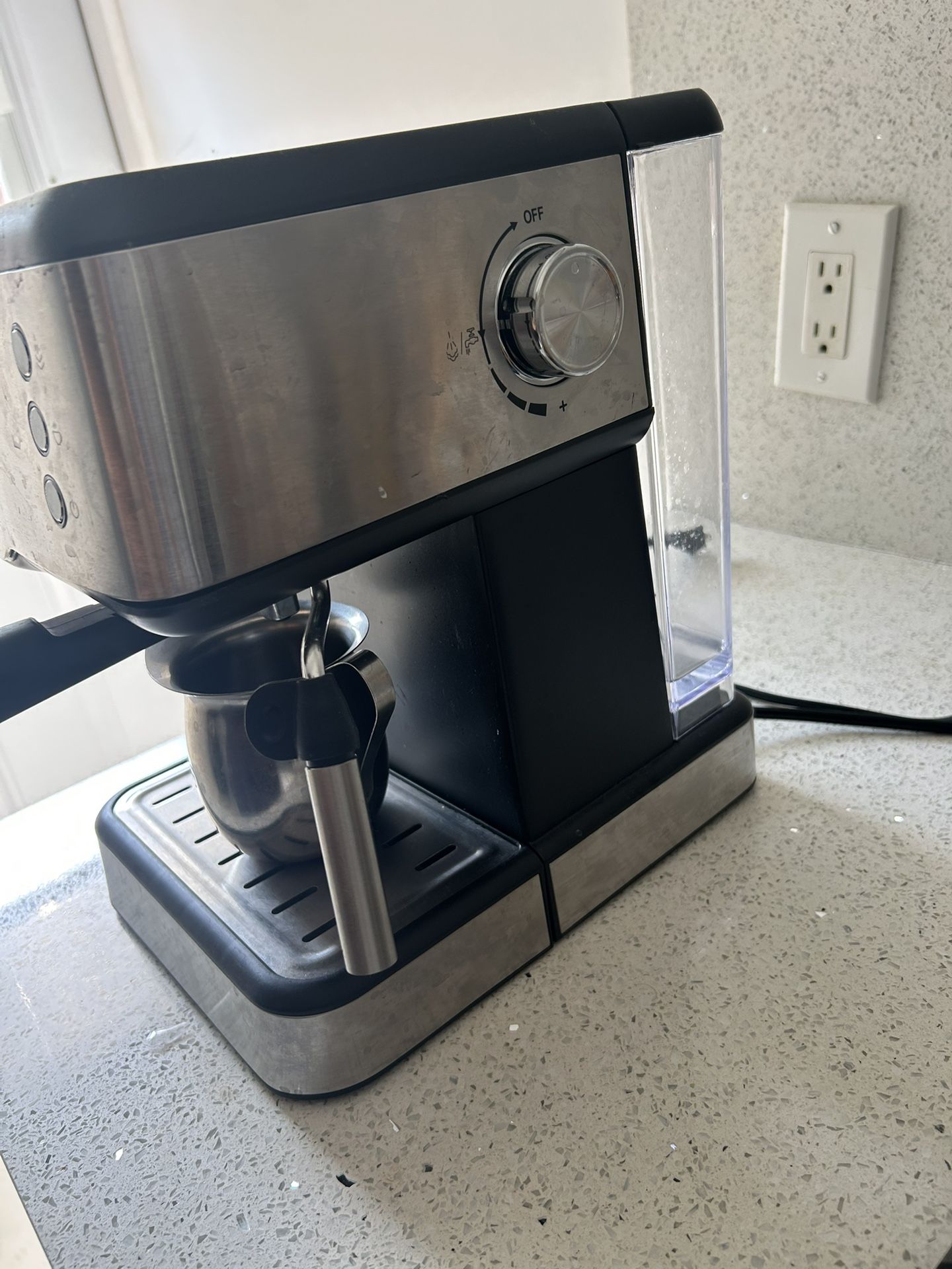 Geek Chef Espresso Coffee Machine, 20 Bar Pump Pressure, Espresso