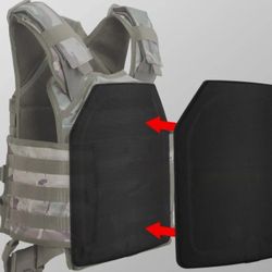 Security Guard Vest Plates  Pieces New 