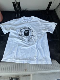 Chrome heart x Bape shirt