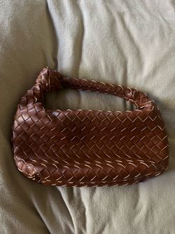 Brown Woven Shoulder Bag – NEW