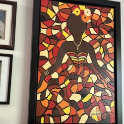 Woman Painting Latín 