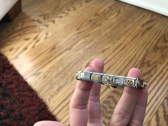 Nomination composable charm bracelet with 13 charms