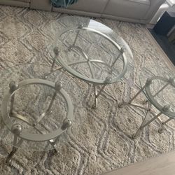 Coffee Table & End Tables Set