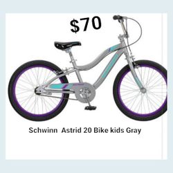 New Schwinn Astrid 20 Bike Kids Gray