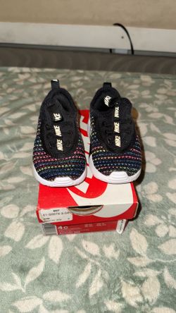 Rainbow Stripe Nike Baby Shoes