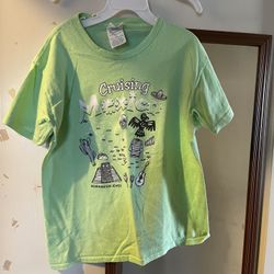 Youth Norwegian Jewel "Cruising Mexico" Lime Green T-Shirt - Size M Brand: Delta Pro Weight Size: Youth Medium (label shows as Youth/Jeunesse/Joven M)