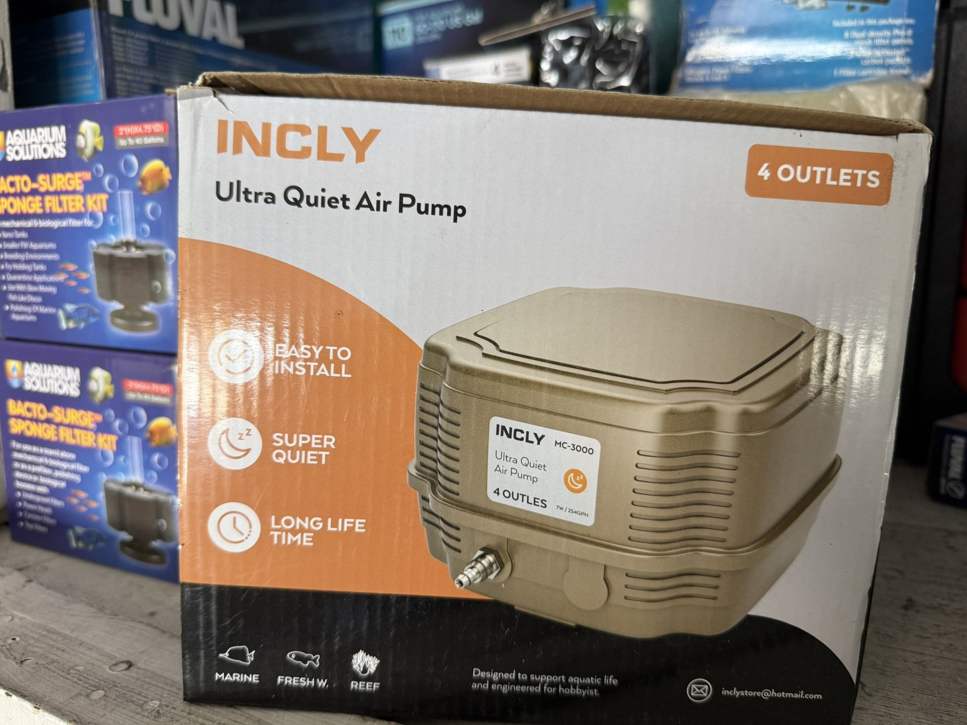 Incly Fish Tank Air Pump