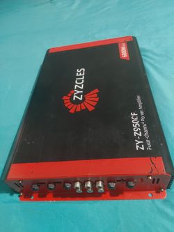 🍀🍀FOR  SALE  CAR  AUDIO    AMPLIFIER   ZYZCLES   6800W  MAX  🍀🍀 ( NEGOTIABLE )🍀🍀