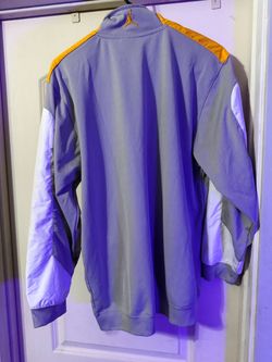 Jordan Track Jacket Gray and Gold