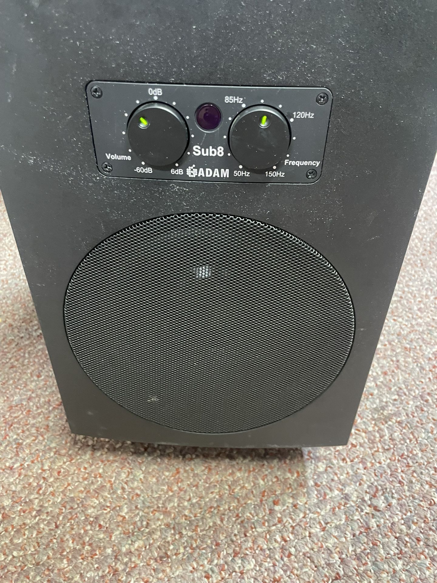 Adams Pro Audio Subwoofer. (sub 8)